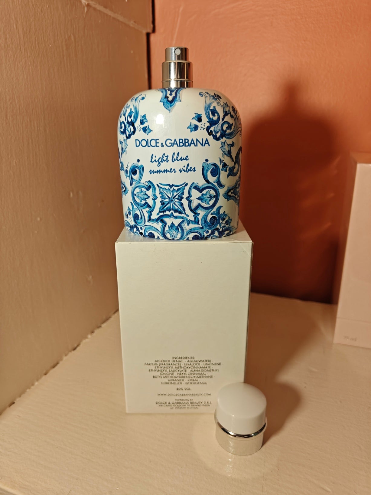 Light Blue Summer Vibes for Men Eau de Toilette tester