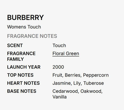 Touch for Women Eau de Parfum